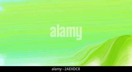 Hintergrund Grafik mit glatten Swirl Wellen hintergrund abbildung mit Hellgrün, Pulver blau und Hellgrün Farbe. Stockfoto