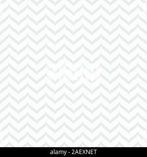 Zusammenfassung nahtlose Muster von ziigzag wellenförmige Streifen. Weiße und graue geometrische Struktur. Gitter Motiv. Geometrische vector Hintergrund. Stock Vektor