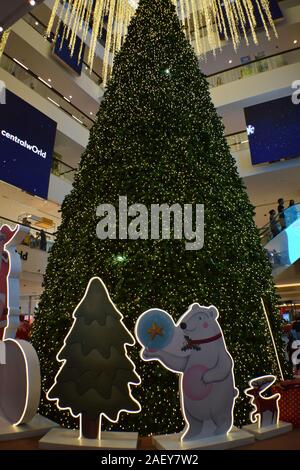 Central World Bangkok Weihnachten 2019 Stockfoto