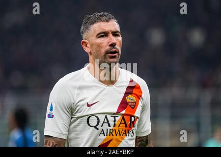 Aleksandar kolarov (Roma) während Inter vs Roma, Milano, Italien, 06 Dez 2019, Fußball Italienische Fußball Serie A Männer Meisterschaft Stockfoto