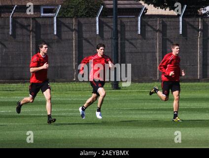 LIVERPOOL UK GERRARD UND TORRES LIVERPOOL CREDIT IAN FAIRBROTHER/ALAMY STOCKFOTOS Stockfoto