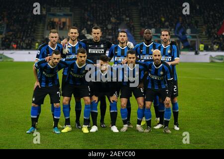 Die squadra (inter) während Inter vs Roma, Milano, Italien, 06 Dez 2019, Fußball Italienische Fußball Serie A Männer Meisterschaft Stockfoto