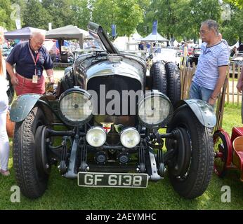 GF 6138 Bentley 4 ½ Liter Tourer mit 1929 Le Mans Körper - Classic Days Schloss Dyck 2014 gesehen, Deutschland Stockfoto