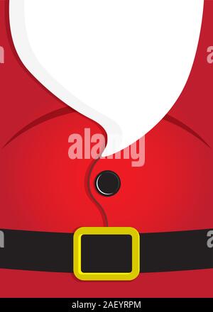 SANTA CLAUS Grüße minimal Style Stock Vektor