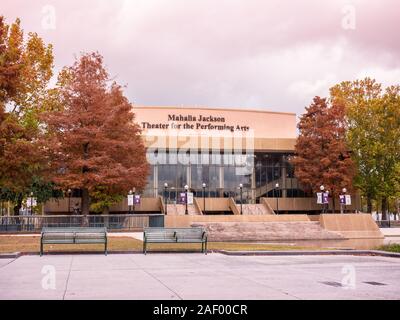 New Orleans, LA, USA. Dezember 2019. Mahalia Jackson Theater für darstellende Künste - es ist ein Theater benannt nach Gospel Sänger Mahalia Jackson, die Stockfoto