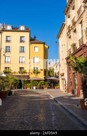 Nancy, Frankreich - 31. August 2019: Spaziergang entlang der Straßen des historischen Zentrums von Nancy, Lothringen, Frankreich Stockfoto