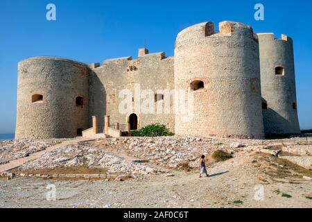 Chateau d'If fort, die Bucht von Marseille, Provence, Frankreich, Europa Stockfoto