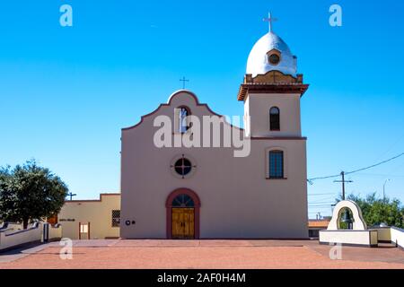 Die alten Missionen von El Paso Texas Stockfoto