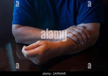 Menschen die Kommunikation mit Gesten der Hand Stockfoto