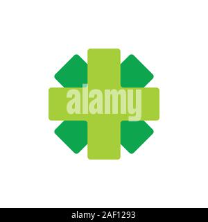 Plus medizinische einfaches Logo Vektor Stock Vektor