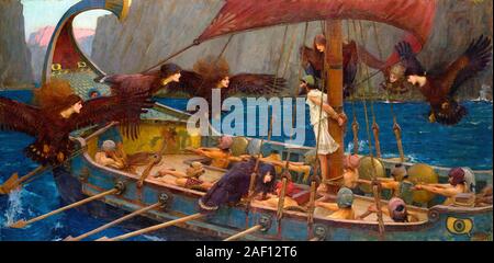 Odysseus und die Sirenen - John William Waterhouse, 1891 Stockfoto