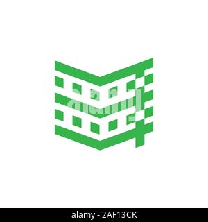 Krankenhaus Krankenhaus geometrischen Design symbol Vektor Stock Vektor