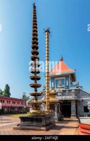 Hindu Tempel in Goa, Indien. Stockfoto