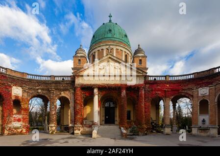 Kirche von Christus, dem König, auf Friedhof Mirogoj, Zagreb, Kroatien Stockfoto