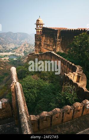 Jaigarh Fort - alte königliche militärische Festung in der Nähe Amer und Jaipur in Indien Stockfoto