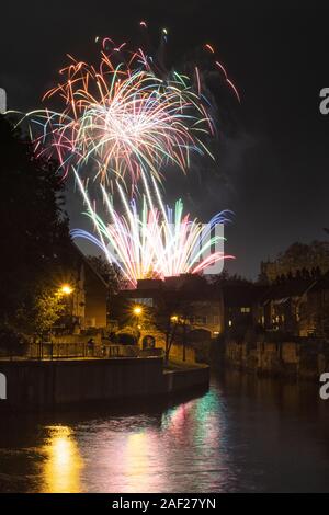 Große Boom Feuerwerk, Norwich 2019 Stockfoto