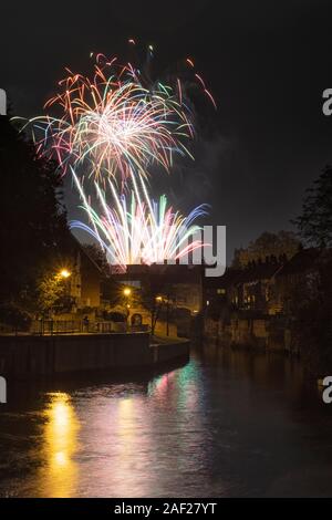 Große Boom Feuerwerk, Norwich 2019 Stockfoto