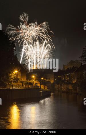 Große Boom Feuerwerk, Norwich 2019 Stockfoto