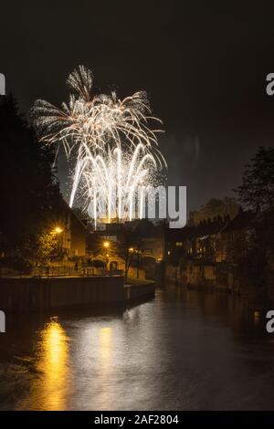 Große Boom Feuerwerk, Norwich 2019 Stockfoto