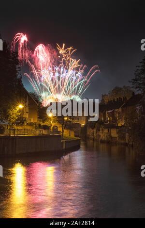 Große Boom Feuerwerk, Norwich 2019 Stockfoto