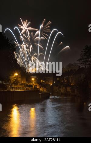 Große Boom Feuerwerk, Norwich 2019 Stockfoto