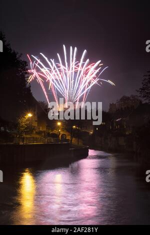 Große Boom Feuerwerk, Norwich 2019 Stockfoto