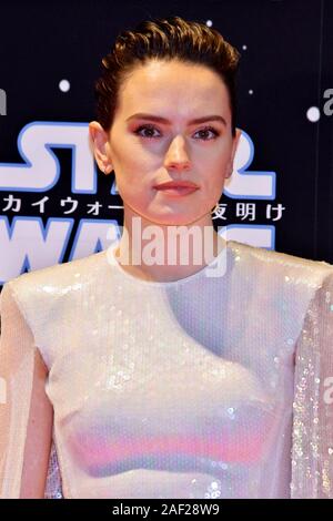 Tokio, Japan. 11 Dez, 2019. Daisy Ridley bei der Premiere von dem Film Star Wars: Episode IX - Der Aufstieg der Skywalker/Star Wars: Episode IX - Der Aufstieg der Skywalkers" in Roppongi Hills. Tokio, 11.12.2019 | Verwendung der weltweiten Kredit: dpa/Alamy leben Nachrichten Stockfoto