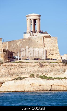 Die Belagerung Bell War Memorial, Valletta, Malta Stockfoto