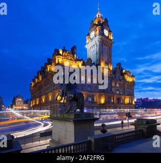 Ein Blick in die schottische Hauptstadt Edinburgh, Edinburgh Stockfoto