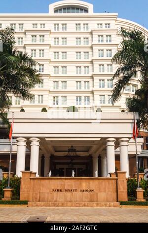 Ho Chi Minh City, Vietnam - 29. Oktober 2013: Das Park Hyatt Hotel, Saigon. Das Hotel wurde 2005 eröffnet. Stockfoto