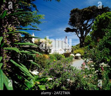 Kanal Inseln. Guernsey. Herm Insel. Das White House Hotel Harbour Cottage Guest Accommodation. Stockfoto