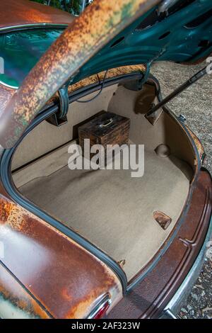 1947 Chevy Business Coupé mit schweren Patina Stockfoto