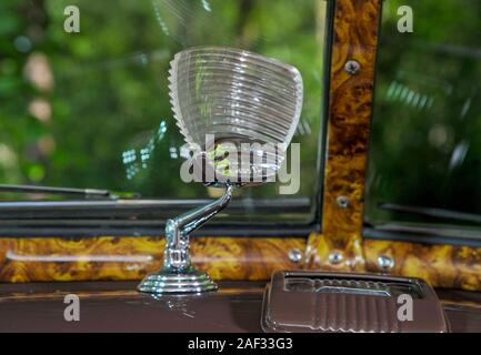 Ampel Viewer in 1947 Chevy Business Coupé mit schweren Patina Stockfoto