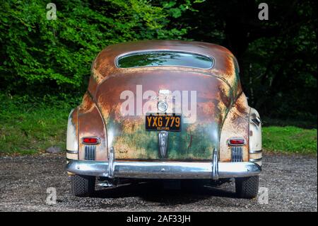 1947 Chevy Business Coupé mit schweren Patina Stockfoto