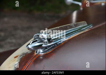 1947 Chevy Business Coupé mit schweren Patina Stockfoto