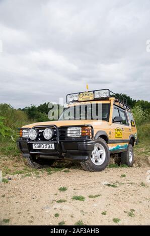 Camel Trophy 1997 Mk 1 Land Rover Discovery Off Roader Stockfoto