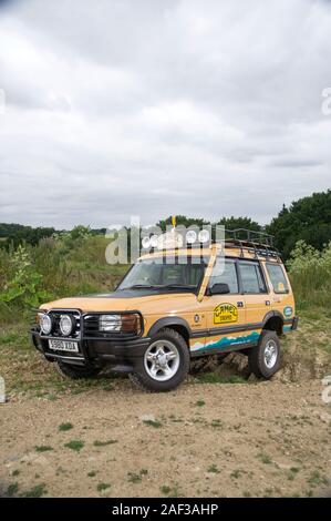 Camel Trophy 1997 Mk 1 Land Rover Discovery Off Roader Stockfoto