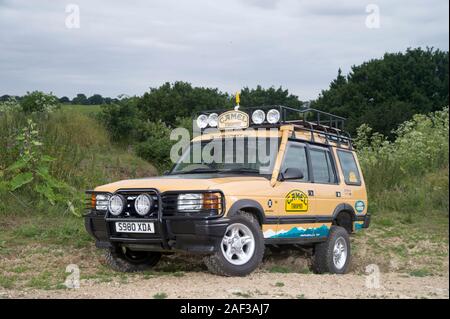 Camel Trophy 1997 Mk 1 Land Rover Discovery Off Roader Stockfoto