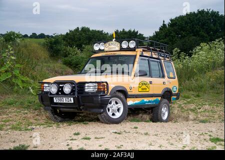 Camel Trophy 1997 Mk 1 Land Rover Discovery Off Roader Stockfoto