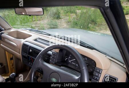 Camel Trophy 1997 Mk 1 Land Rover Discovery Off Roader Stockfoto