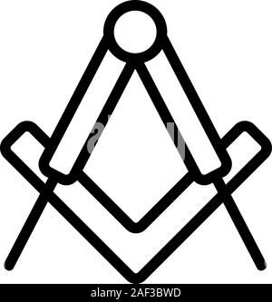 Ritual zeichen Symbol Vektor. Isolierte Kontur symbol Abbildung Stock Vektor