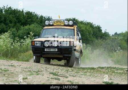 Camel Trophy 1997 Mk 1 Land Rover Discovery Off Roader Stockfoto
