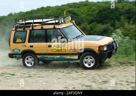 Camel Trophy 1997 Mk 1 Land Rover Discovery Off Roader Stockfoto