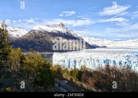 Perito Moreno Gletscher El Calafate Patagonien Argentinien im Winter Stockfoto