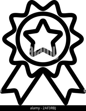 Für die Partei Symbol Vektor belohnen. Isolierte Kontur symbol Abbildung Stock Vektor