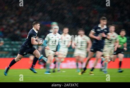 Allgemeine Ansicht des Spiels während der Männer Varsitygleiches bei Twickenham. Stockfoto