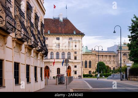 Bundeskanzleramt Bundeskanzleramt in Wien Österreich Stockfoto