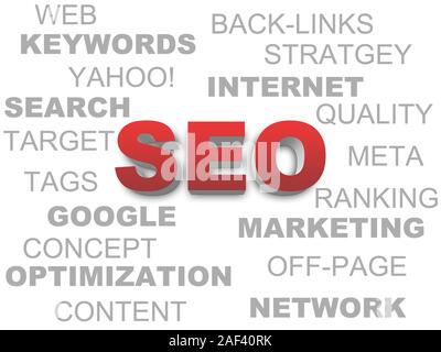 SEO - Search Engine Optimization Stockfoto