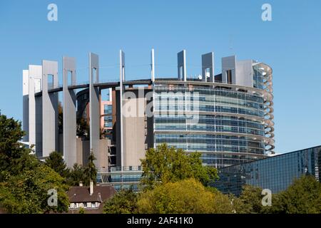 Louise Weiss Gebäude in Straßburg Frankreich. Sitz des Europäischen Parlaments Stockfoto