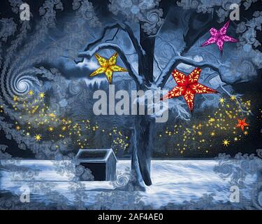 Weihnachten ABBILDUNG: Stille Nacht Stockfoto